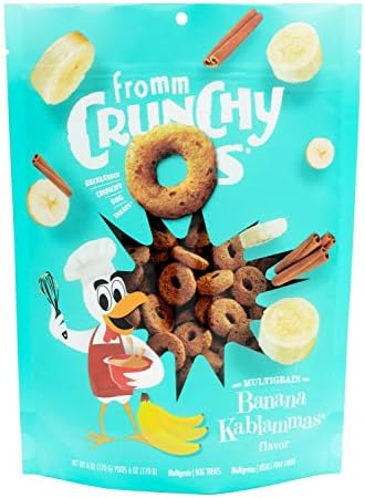 Fromm Crunchy O's Banana Kablammas Dog Treats 6 oz