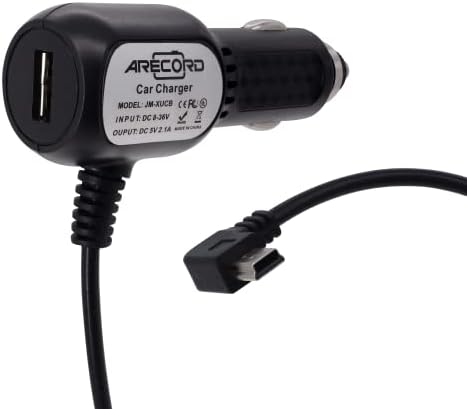 Arecord JM-XUCB 2.1A Mini Charger de carro USB com porta USB extra para câmeras GPS DASH