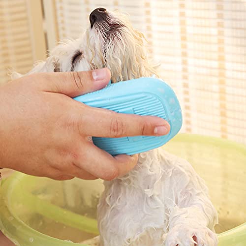 Slakkenreis Bath Bath Bath Borracha Remoção de cabelo Pincel para cão de estimação Cat gato limpeza massagem Ferramenta de cabelo