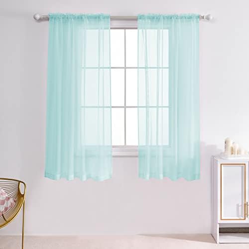 Cortinas Aqua Voile Sheer