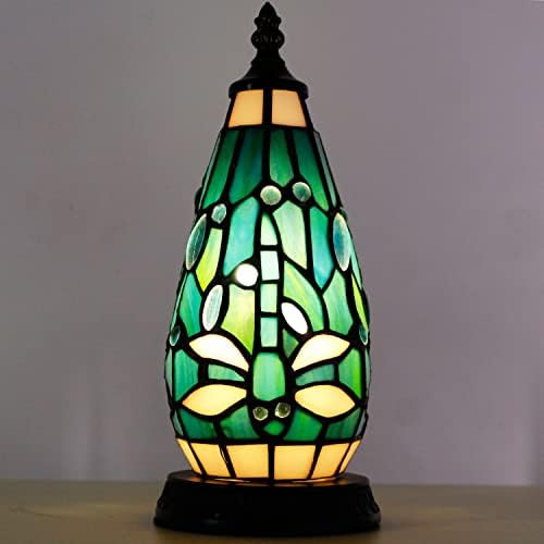 Zjart Tiffany Table Lamp Lighthouse Smith Stained Glass Christmas Tree Night Night Light Bedisde Mini Tower Antique Accent