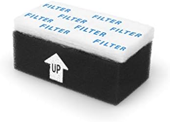 Filtro Fette - Montagem do filtro de espuma a vácuo Compatível com o vácuo sem fio Hoover Impulse BH53020. Compare com a Parte