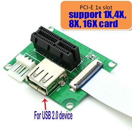 SINTECH PCI-E Express X1/UB para M.2 A/E Chave do adaptador com cabo FPC