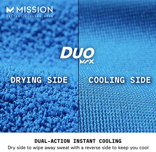 Missão Dual -Ação de Ação de Refrigendo Toalha - Mission Blue