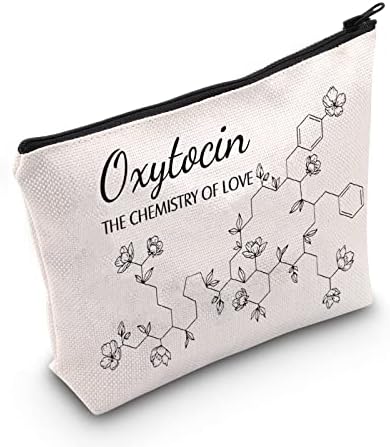 Tsotmo oxitocina presente oxitocina molécula de zíper saco química Love Hormônio presente feminino presente de ciência