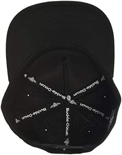 Fivela do snapback hat-1965 Chevrolet Bowtie preto/branco