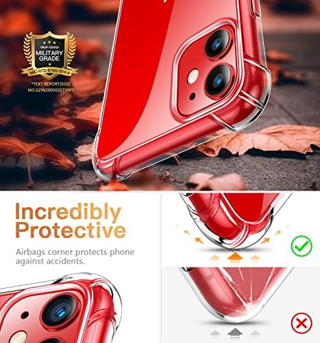 Canshn Clear projetado para iPhone 11 Case + [3 + 3 pacote] 3 Protetor de tela de embalagem para iPhone 11 e 3 Pack Camera Protector