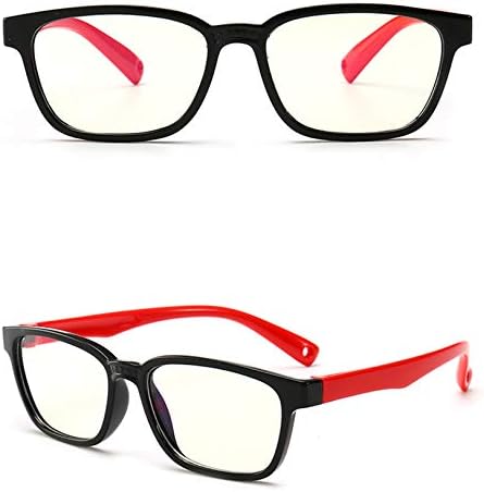 FUNSPT Blue Light Blocking Glasses para crianças adolescentes meninos meninas inquebráveis ​​Anti-Eyestrain, óculos sem