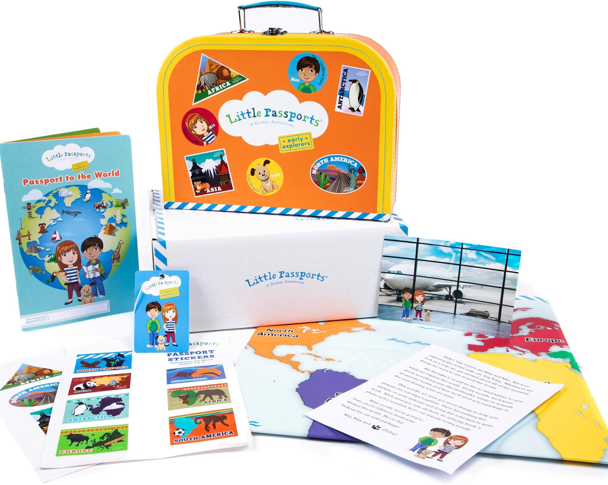 Little Passports Early Explorers Premium - Caixa de assinatura para crianças | Idades 3-5