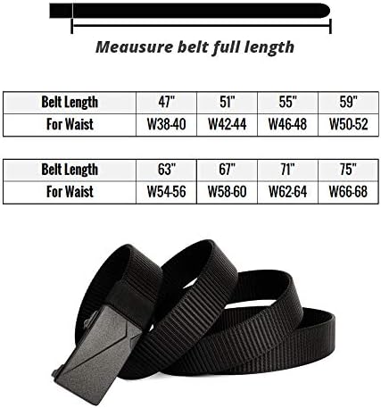 Drizzte grande e alto tamanho 47 '' a 75 '' Mens Belt Black Belt Automático Correias de lesão de fivela automática