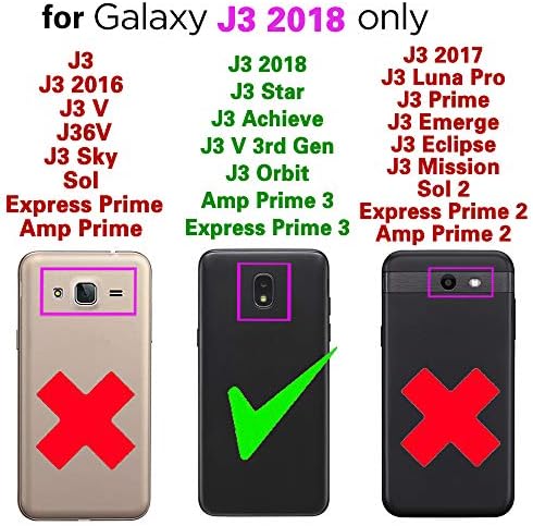 Compatível com a Samsung Galaxy J3 Orbit J 3 estrelas 2018 3J ALCIME
