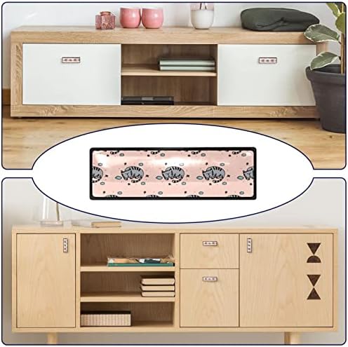 4 botões de embalagens para gavetas de cômodas de cômoda de 3,6 polegadas Pull Pull Gaveta Hardware decorativo para armário de armário de armário de cozinha, sono de gato