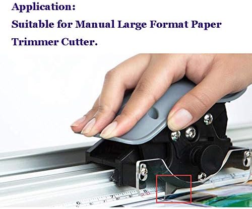 10pcs lâminas de cortador de papel embalado para grande formato de papel de grande formato Cutter com suporte de suporte