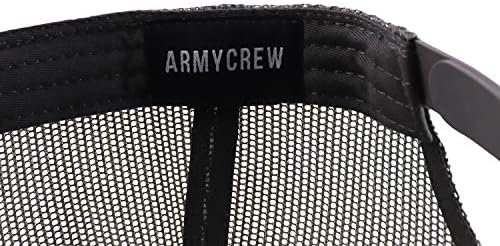 Armycrew grande tamanho xxl de baixo perfil de dois tons Mesh Backer Trucker Baseball Cap