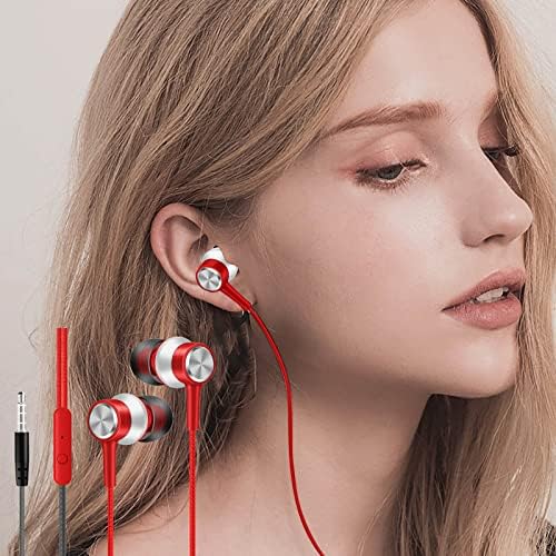 Fones de ouvido INEAR com fones de ouvido com fio de 3,5 mm para laptops iOS e Android Smartphones mp3 wi