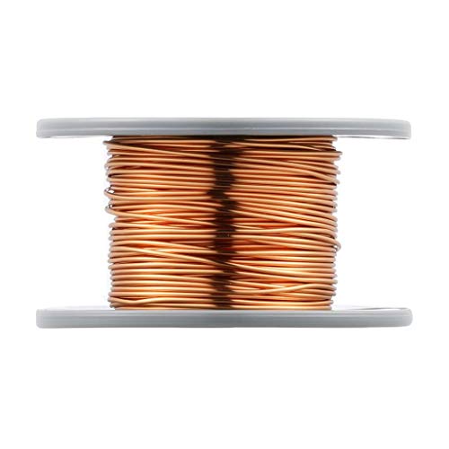 Fio de ímã Binneker 20 AWG - fio de cobre esmaltado - fio de enrolamento de ímã esmaltado - 4 oz - 0,0315 Diâmetro