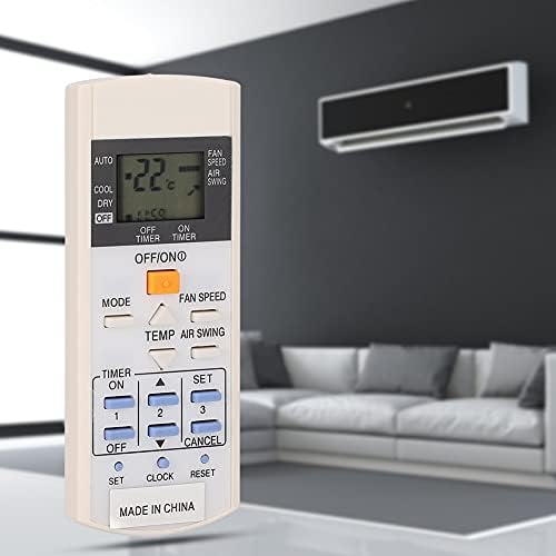 Controle remoto de ar condicionado universal pLPLAAOO, Controlador de condicionamento de exibição A/C LCD, ABS DURÍCIO