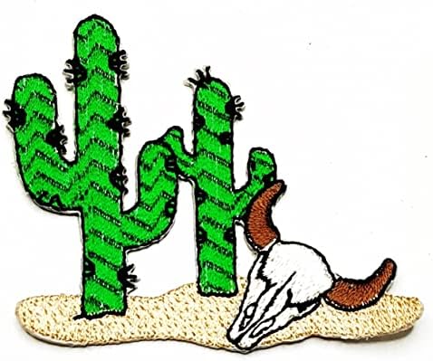 Kleenplus 3pcs. Cactus bordado ferro bordado em costura em remendo para roupas de calça jeans jeans backpacks camisetas camisas