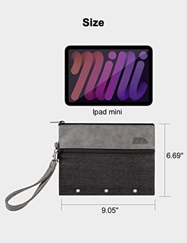 GOX Carry On Packing Organizer Zipper Bolsa 2 bolsos postais para viagens, maquiagem, escritório, ao ar livre （preto)