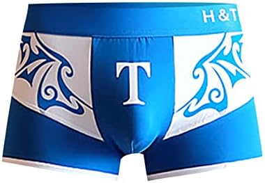 Cuecas boxer da bolsa masculina, asas imprimem o algodão respirável spandex Roufera regular Short No Show Performance Trunk