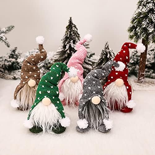 Gnome de férias de Natal para Gonebin - Tomte sueco artesanal, ornamentos de decoração de elfos de Natal, graças a dar presentes de