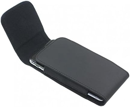 Bolsa de couro de estojo Caminho de couro bolsa vertical Carregar protetor compatível com ZTE Obsidian - Overture
