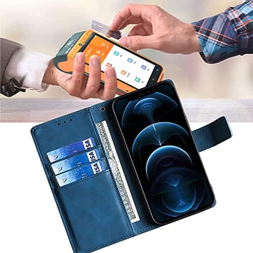 Caixa de carteira de flip de ilazi para iPhone 14/14 Plus/14 Pro/14 Pro Max, Caixa de couro de padrão de crocodilo