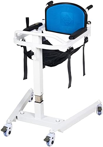 Cadeira de transferência de elevação do paciente para casa, elevador portátil de cadeira de rodas com 2 almofada, cadeira de