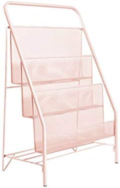 SFMZCM Nordic Iron Art Magazine Rack Simple Piso jornal rack rack rack simples criança bebê baby picture book rack