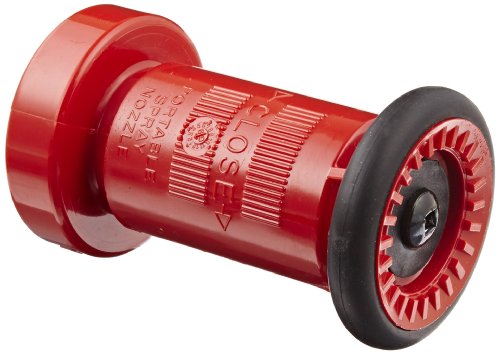 Dixon Valve CFB2015S Equipamento de incêndio termoplástico, bico de neblina de fluxo constante, 2 SIPT - vermelho