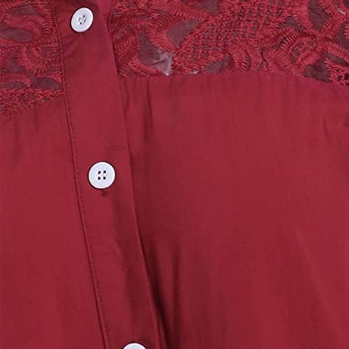 Mulher 3/4 de manga V Tops de pescoço casual blusa floral impressão floral verão solto henley camisa