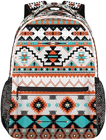 Backpack étnico asteca astecas laptop geométrico Mochilas Backpacks à prova d'água Livro da faculdade School Viagens casuais