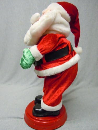 Papai Noel Gemmy Clause animado e musical Shaking Dancing Santa Figura 18331