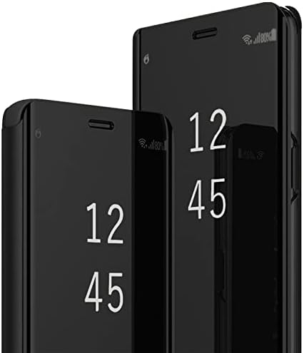 Caixa de couro Galaxy A54 5G Compatível com a capa de espelho de maquiagem Clear Clear View Samsung Galaxy A54 5G, com