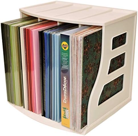 Binder Way - Rack de papel, Scrapbook 12x12 Suports, Stand Anel Binder, LP Box, Organizador de Desktop, Caixa de
