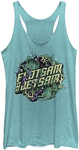 Vilões femininos da Disney Flotsam e Jetsam Tri-Blend Racerback Tank