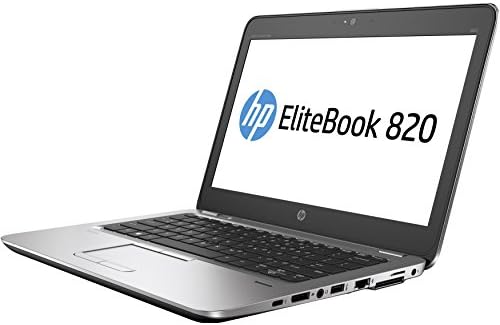 HP Elitebook 820 G3 Laptop de negócios, tela de 12,5 HD, Intel Core i5-6300U 2,4GHz, 8 GB de RAM, 256 GB SSD, 802.11