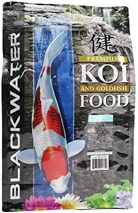 Blackwater Premium Koi e Goldfish Foods Dietas da estação legal 5 lb Pellet médio