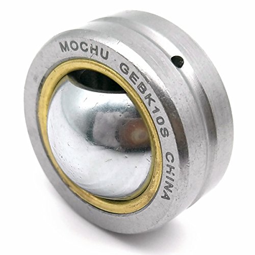 Mochu gebk10s 10x26x14x10.5 pb10 ss10 eixo radial rolamentos simples, métricos, 10 mm, 26 mm OD, 14 mm/10,5 mm de largura, grooves de lubrificação e orifícios