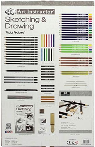 Brush Royal AIS-DS3304 Sketching & Drawing Clearview Art Conjunto de arte
