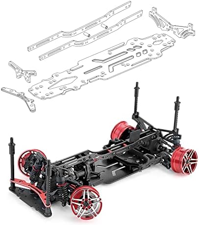 Kit de atualização de fibra de carbono e alumínio para MST FXX2.0S 1:10 Drift RC Car