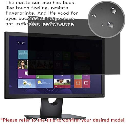 Protetor de tela de privacidade Synvy, compatível com ViewSonic XG2730 27 Monitor de exibição Protetores de filmes anti
