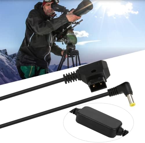 Câmera de câmera de vídeo cabo de alimentação, portátil 12V 37G Cord para FS5 para câmera digital para câmera