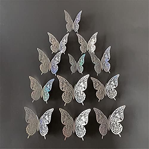 Quanjj 12pcs 3d Efeito adesivo de parede de cristal lindo para crianças decalque decalque de parede decoração de casa