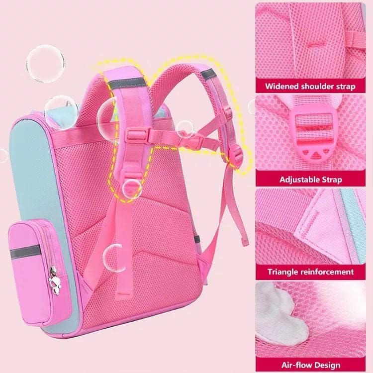 Aydn Kids fofos Unicorn Backpack Backpack Sacos escolares leves de 16 polegadas para crianças