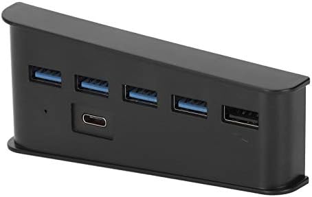 Ciciglow USB Hub multi -port para PS5 5 em 1 Console de jogo Controlador USB Splitter USB -A para hub de várias portas USB -C para