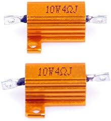 LM YN 10 watts 4 ohm 5% Resistor Wirewound Electronic Aluminium Shell Resistor Gold