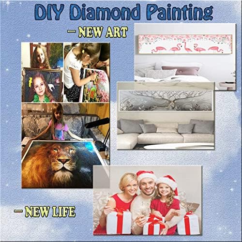 Kits de pintura de diamante para adultos, folhas verdes Arte de diamante Crianças Iniciantes Diy 5D Paint by números,
