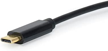 Equipar cabo adaptador USB -C Male -> DP Male 1,8 m Black Polybag