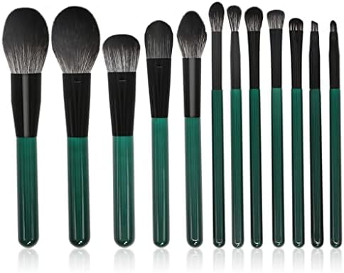 LEPSJGC 12 Brush de maquiagem Conjunto completo de ferramentas de beleza de pincel em pó soltas em pó soltas